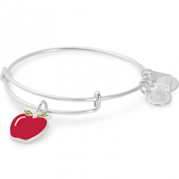 Alex and Ani Jewelry - New! Alex and Ani • Silver apple bracelet